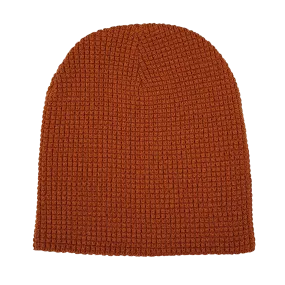 8 Waffle Knit Skull Beanie - WK75