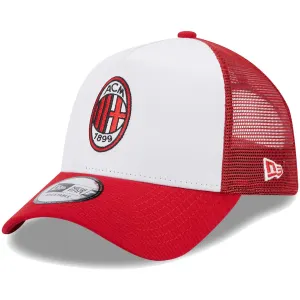 AC Milan New Era Core E-Frame Trucker Adjustable Hat - White/Red