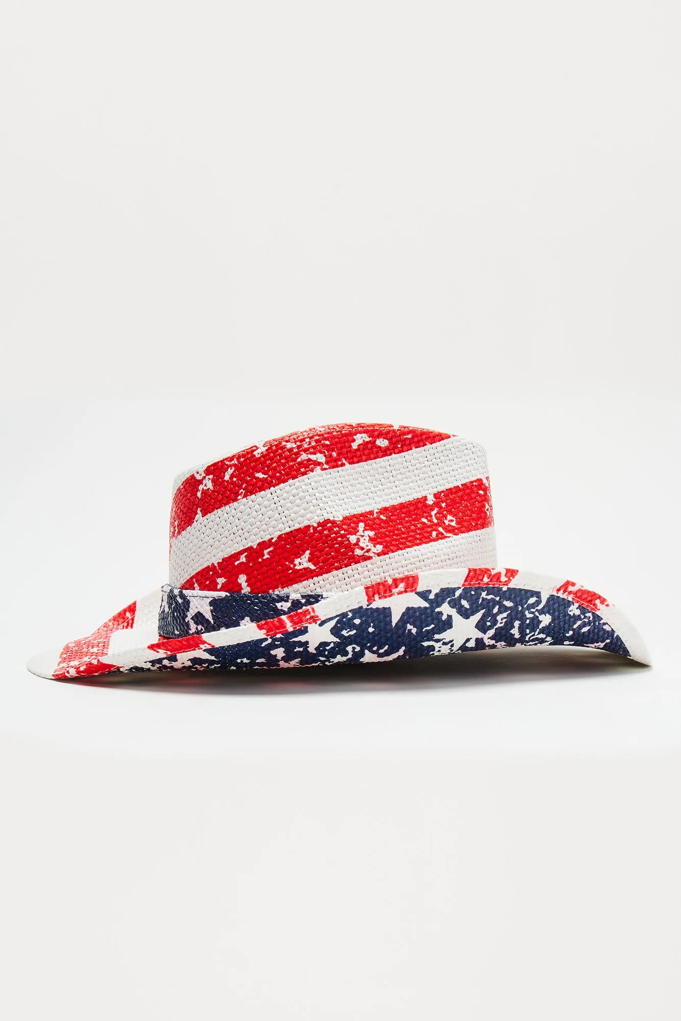 Across The Country Cowboy Hat - Red/White