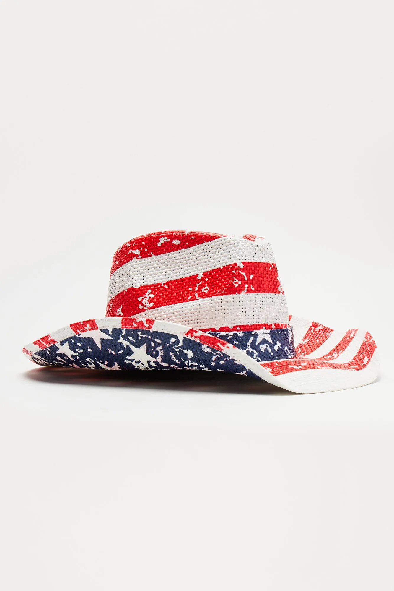 Across The Country Cowboy Hat - Red/White