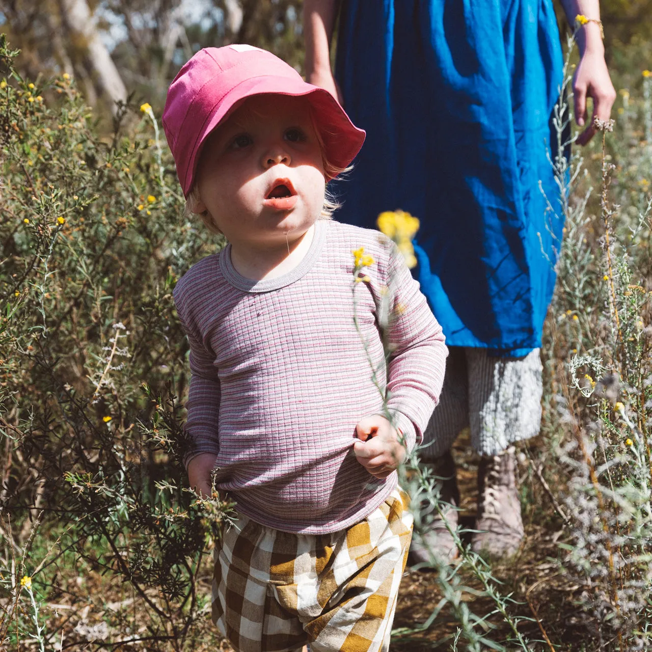 Amelie Sun Bonnet in 100% Organic Linen (6m-4y )