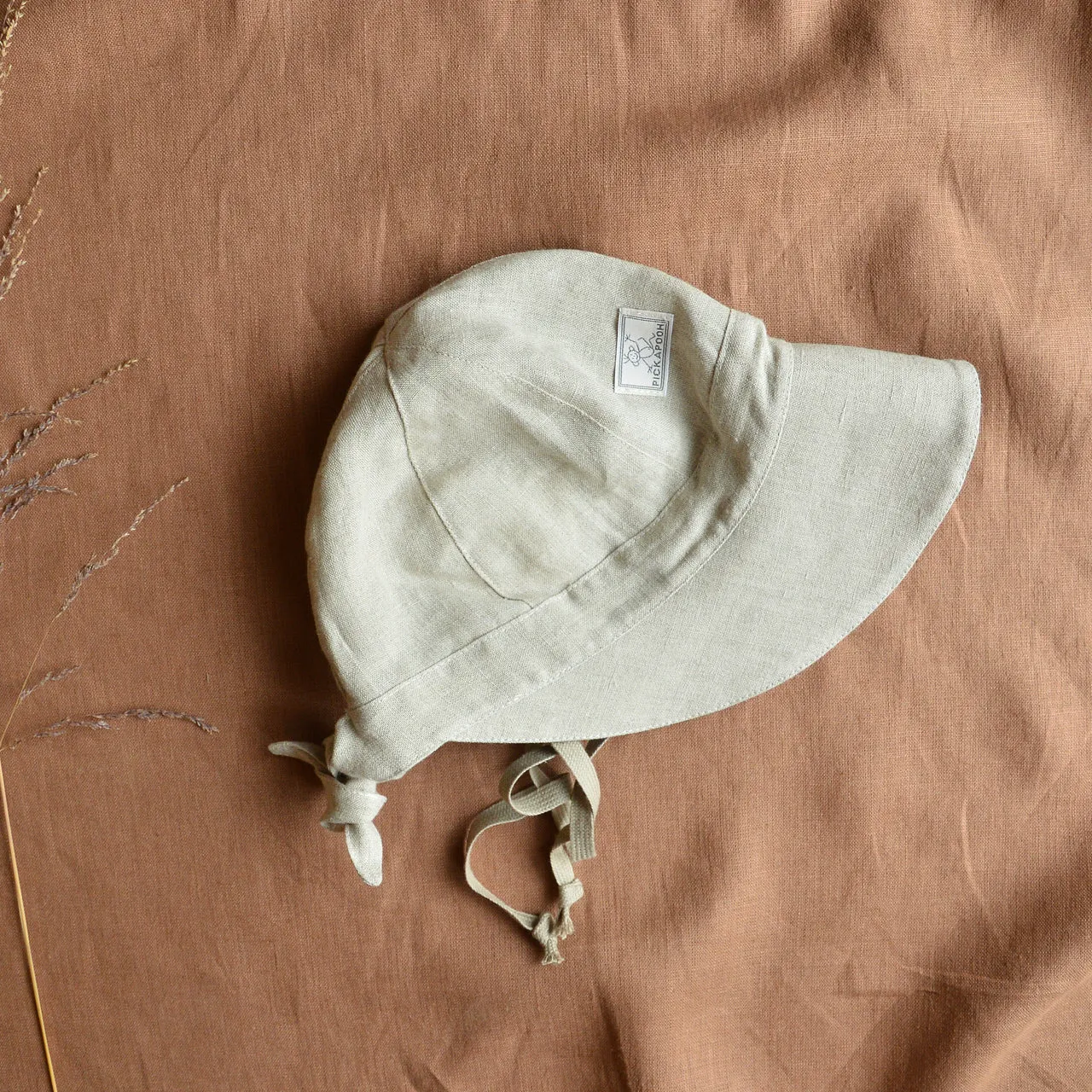 Amelie Sun Bonnet in 100% Organic Linen (6m-4y )