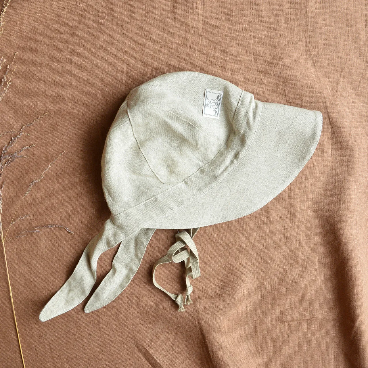 Amelie Sun Bonnet in 100% Organic Linen (6m-4y )