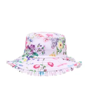 Bebe Swim Allegra Pink Print Sun Hat