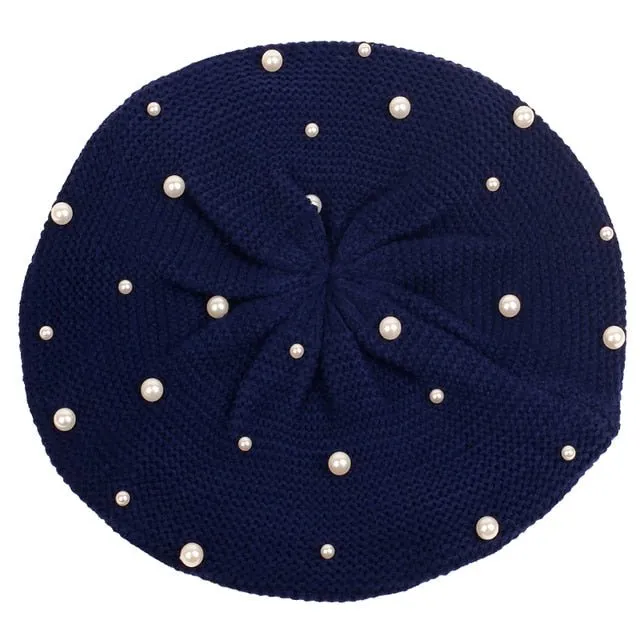 Beret Queen Milan (Navy blue)