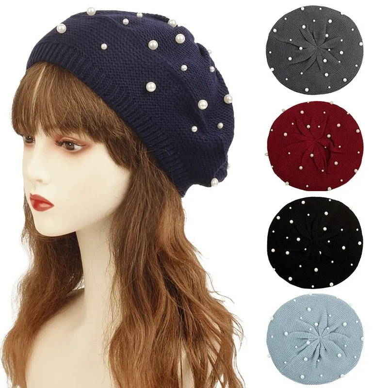 Beret Queen Milan (Navy blue)