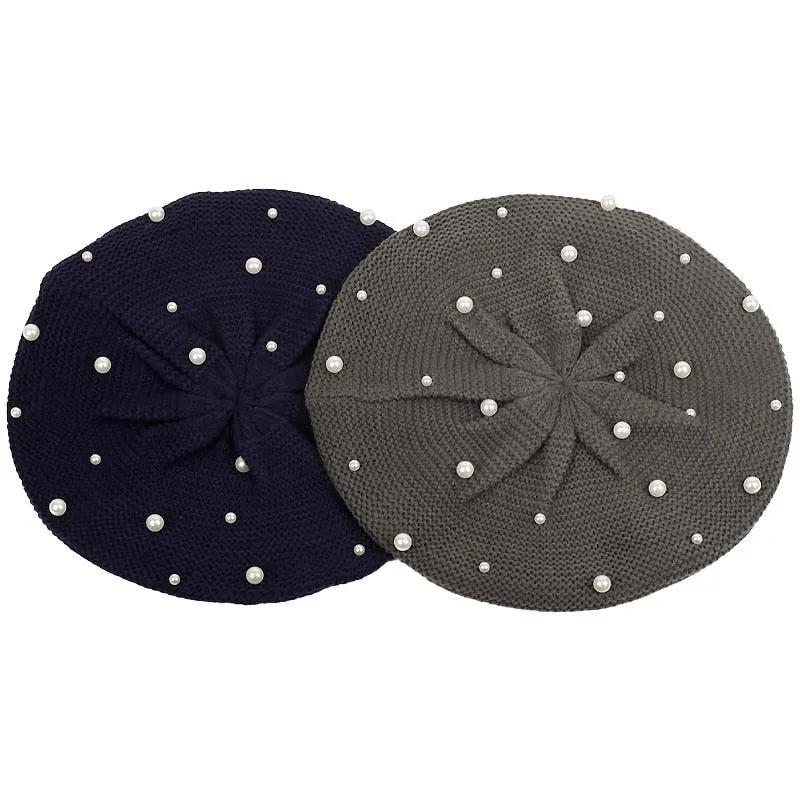 Beret Queen Milan (Navy blue)