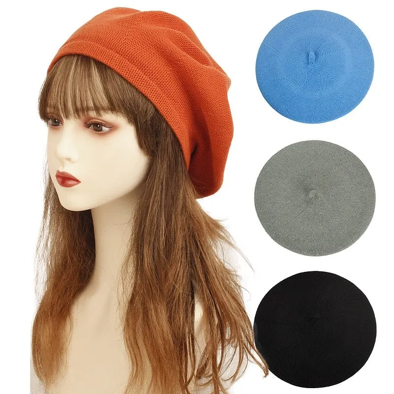 Beret Queen Monica (Brick Red)