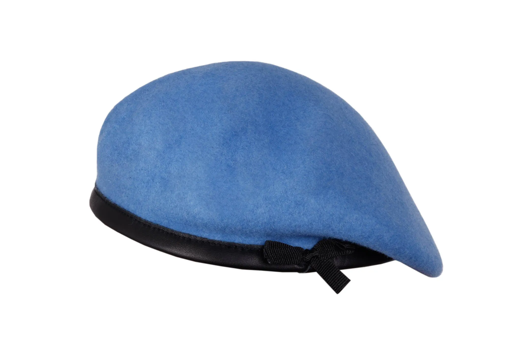 Beret UN - United Nations - Blue Silk Lined