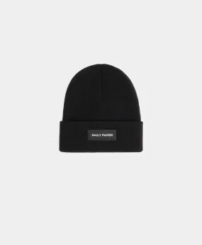 Black Essential Beanie