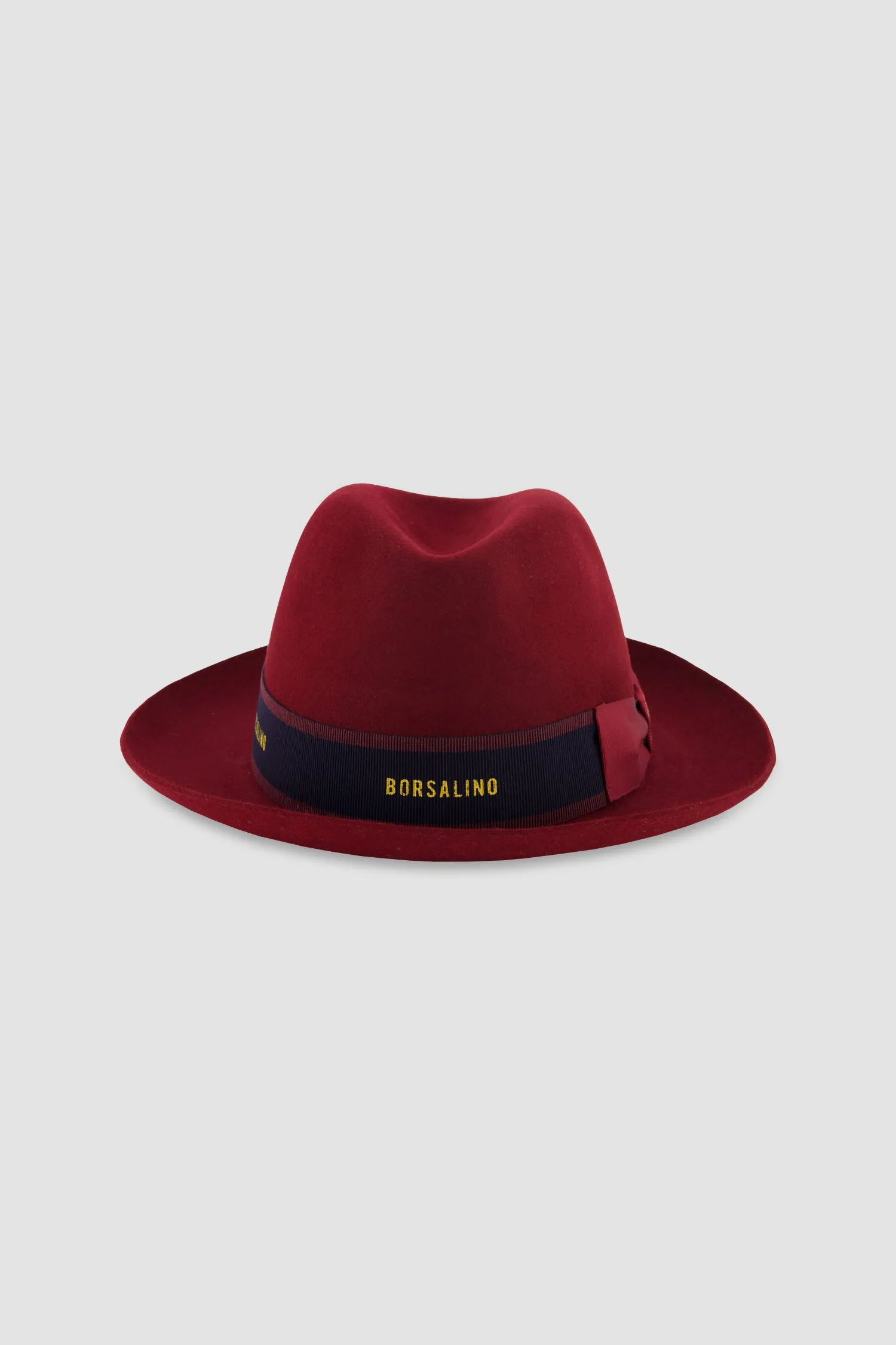 Borsalino Red Alessandria Rasato Tesa Media Hat