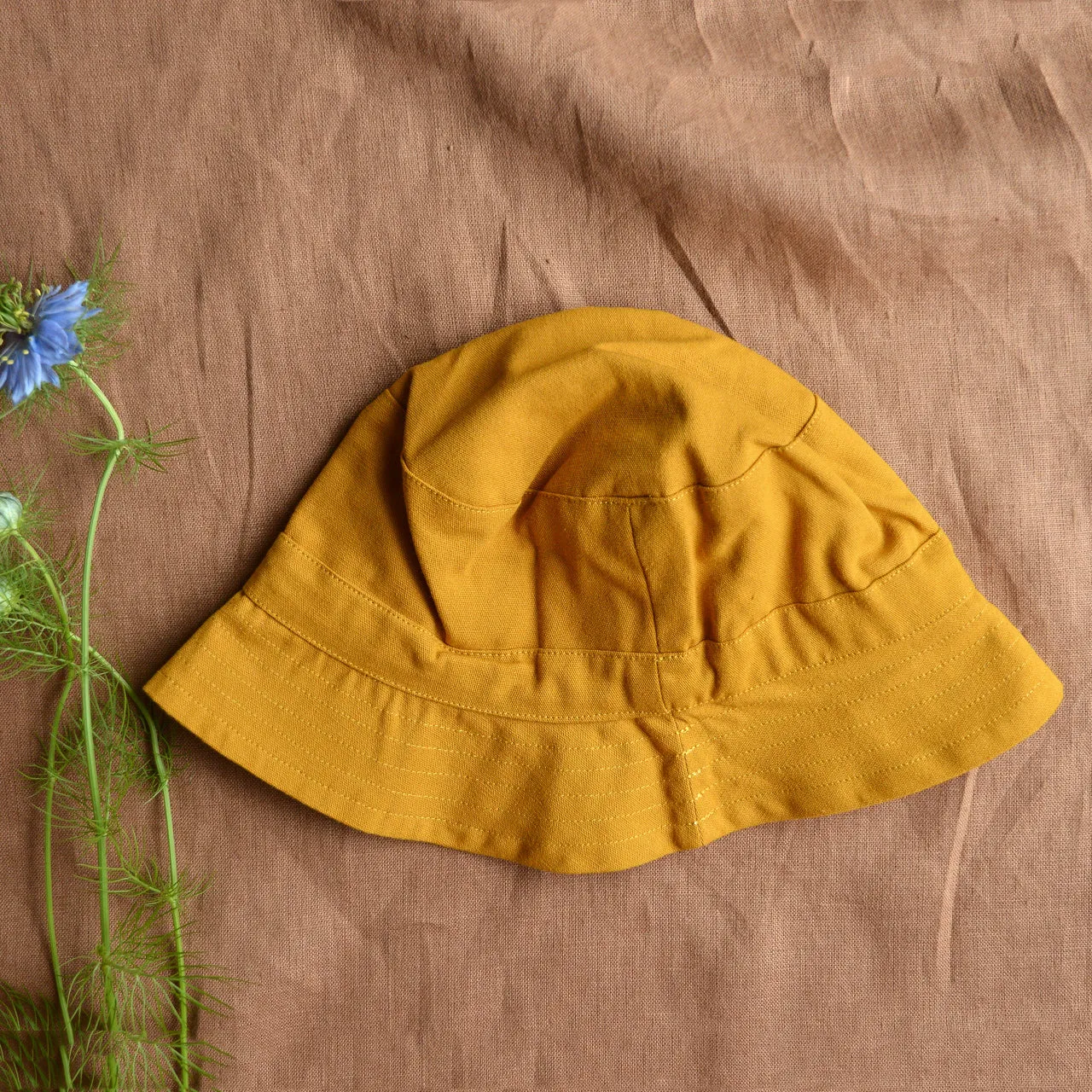 Bucket Hat in 100% Organic Cotton (Newborn-6y )