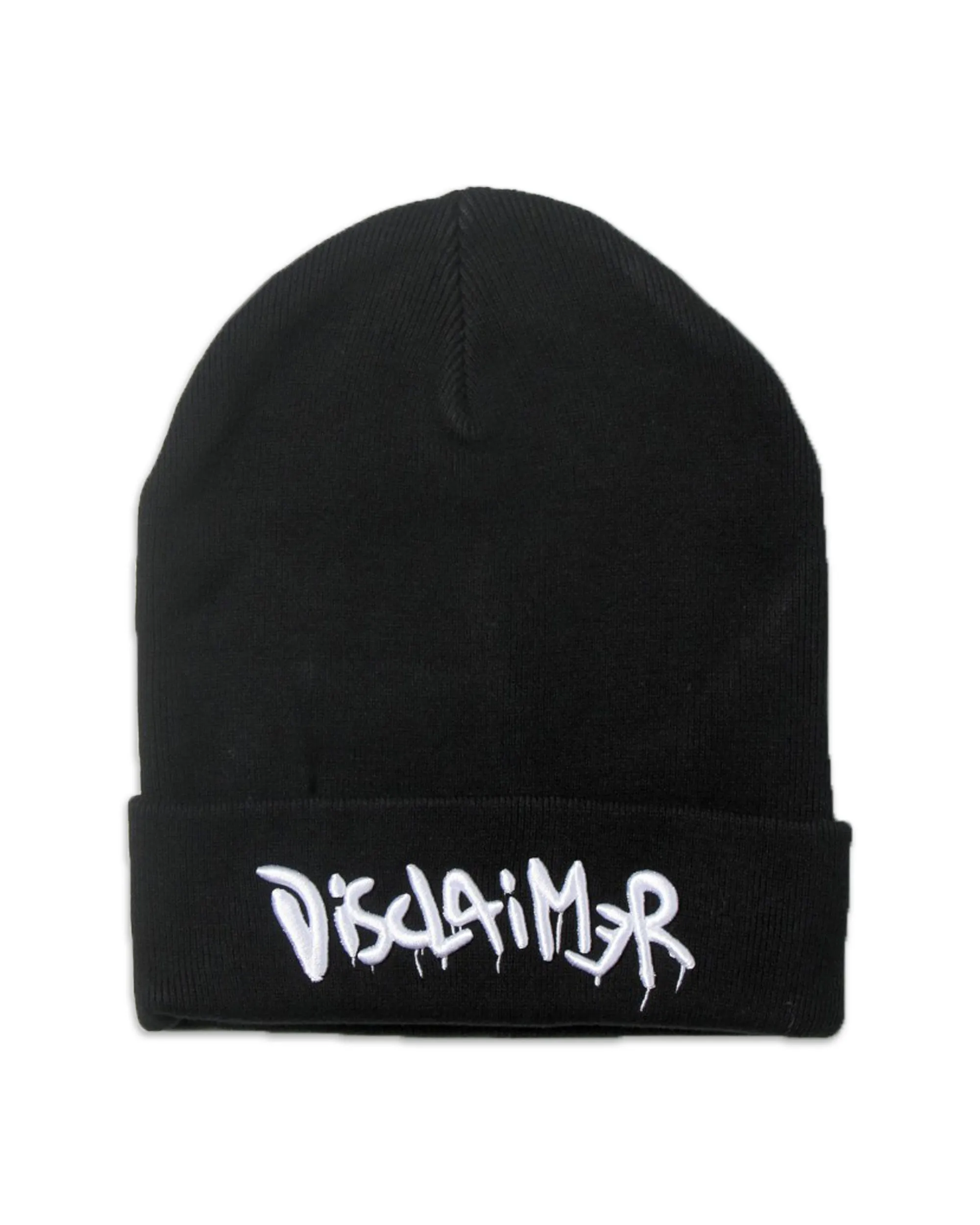 Cappello Beanie Disclaimer Nero