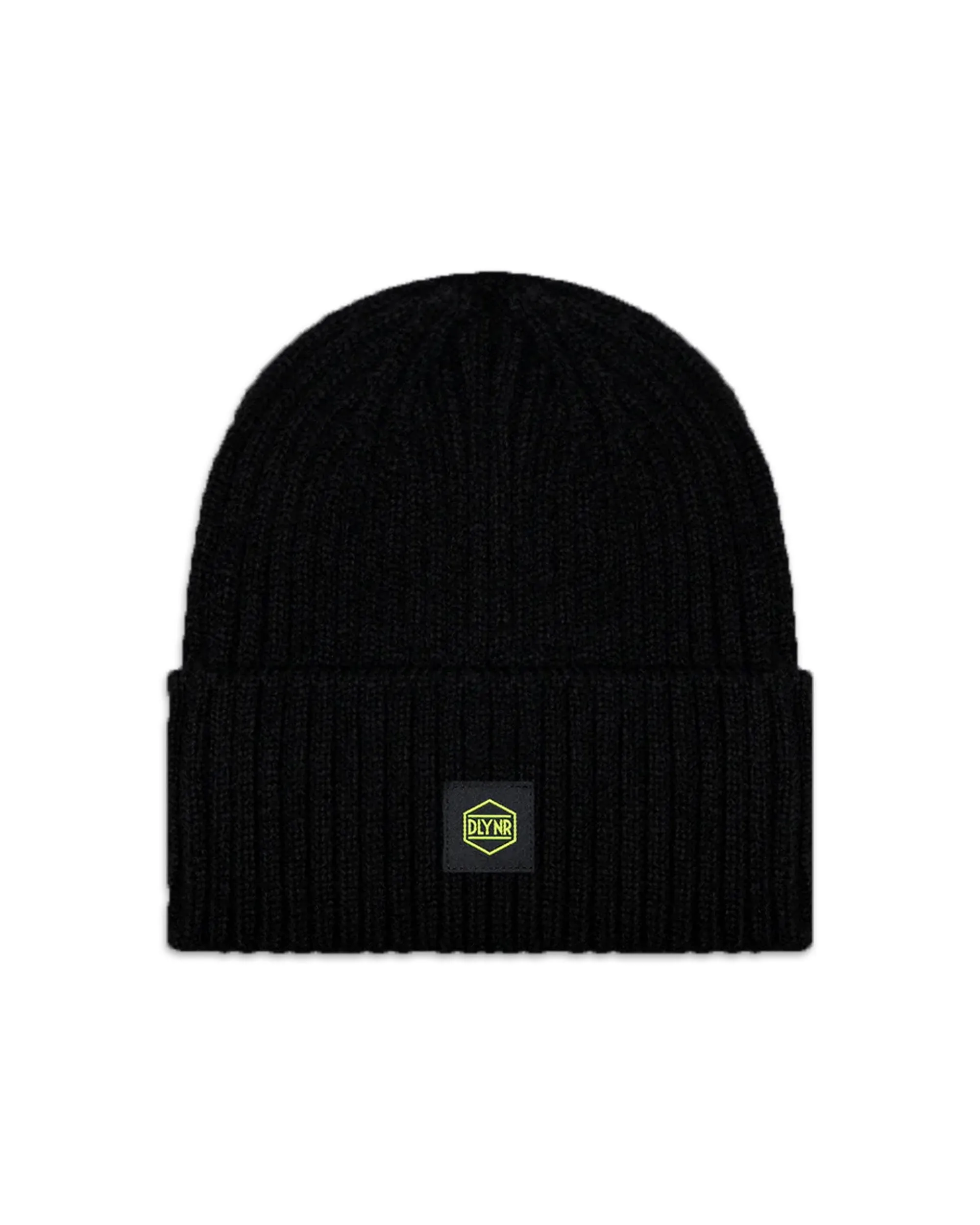 Cappello Dolly Noire Logo Label Beanie Nero