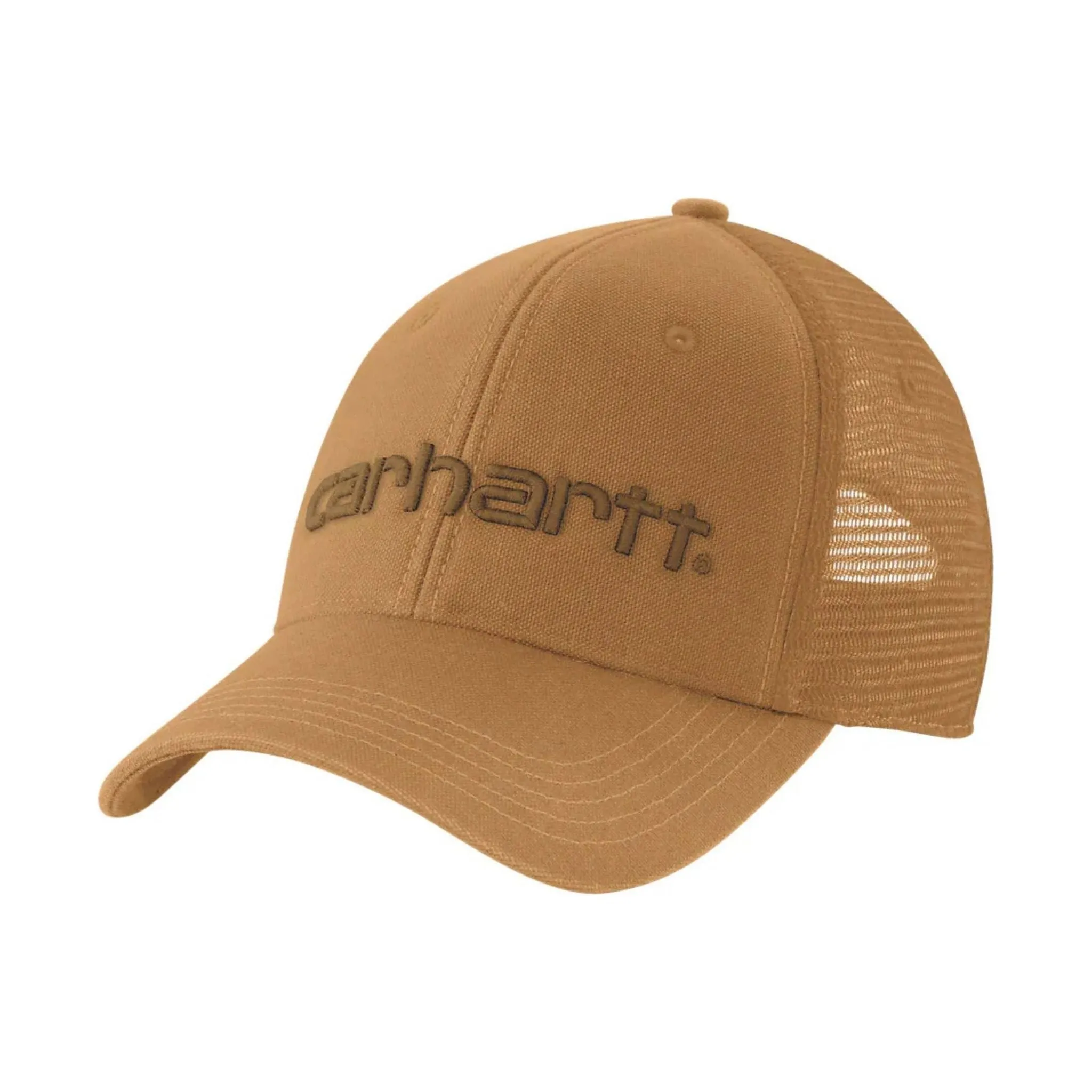 Carhartt Canvas Mesh Cap - Brown/Oiled Walnut