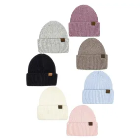 C.C Double Cuff Beanie Hat