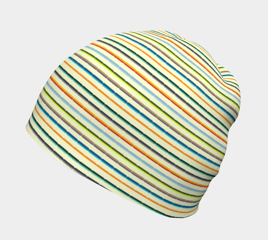 Colorfully Striped Beanie