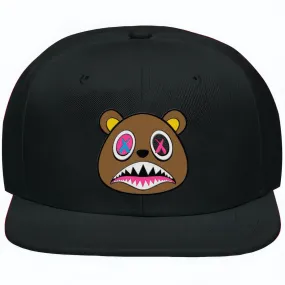 CRAZY BAWS : Black Snapback Hat