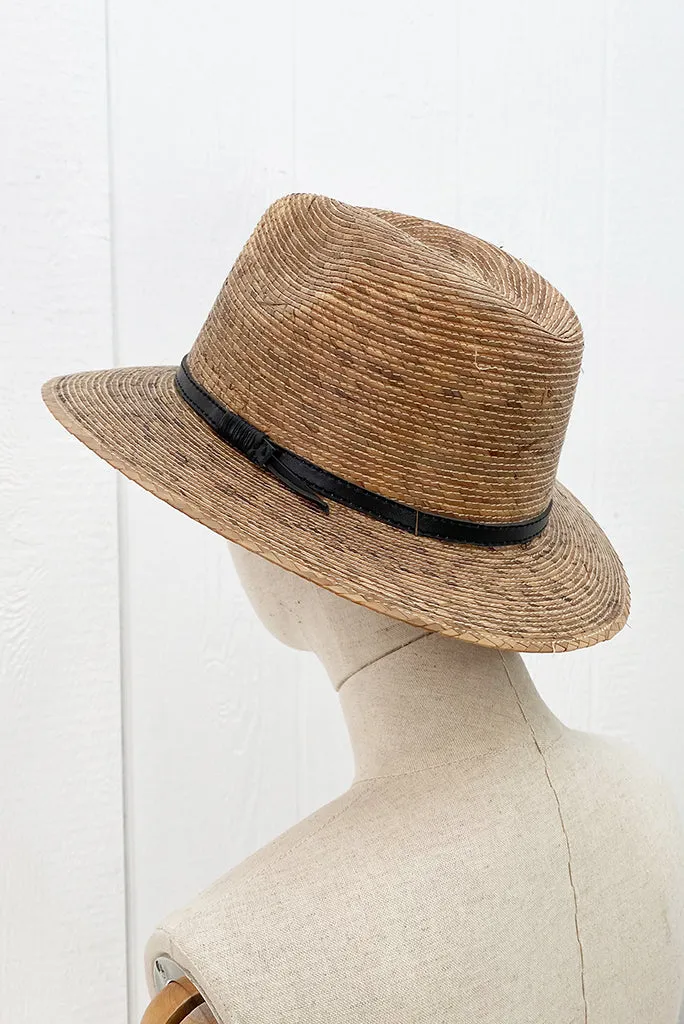 Dark Palm Fedora 2.5 Brim, 3 Sizes