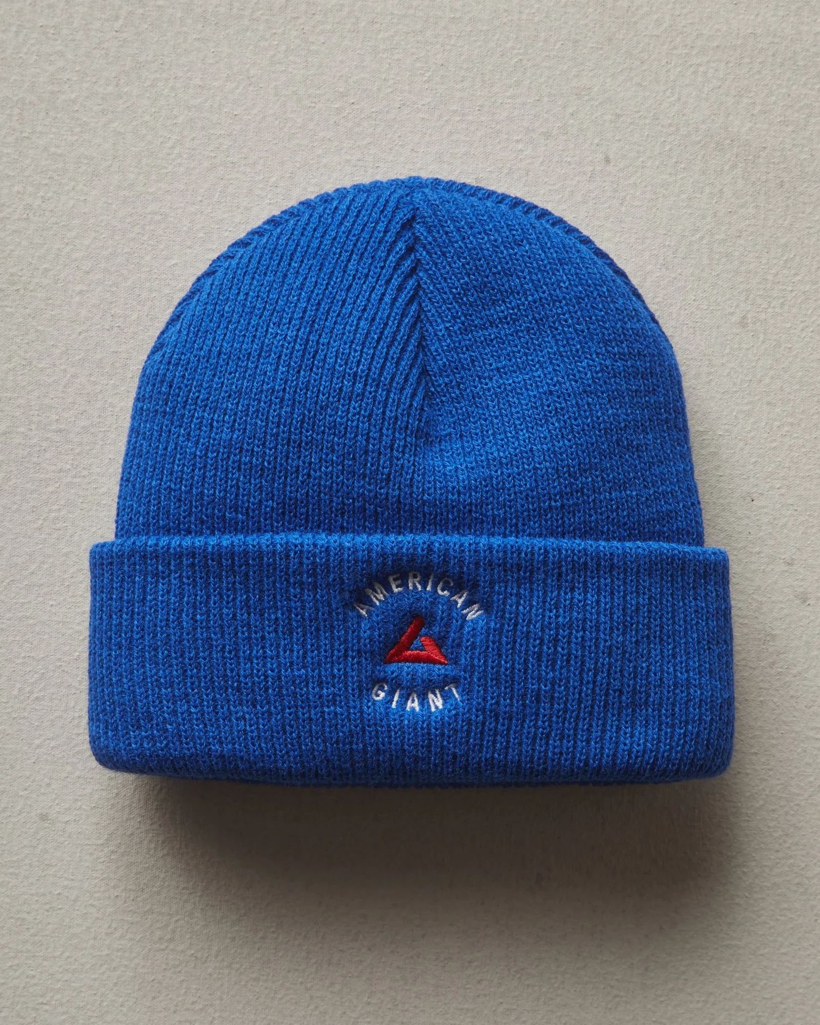 Embroidered Beanie - Royal Blue