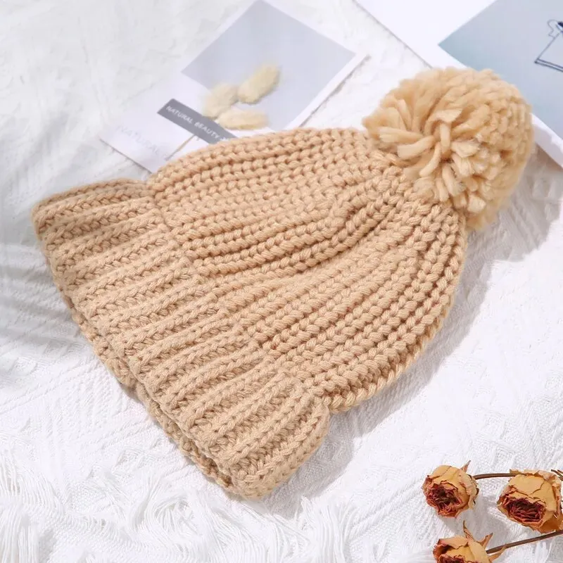 FALL VIBES Pompom Beanie