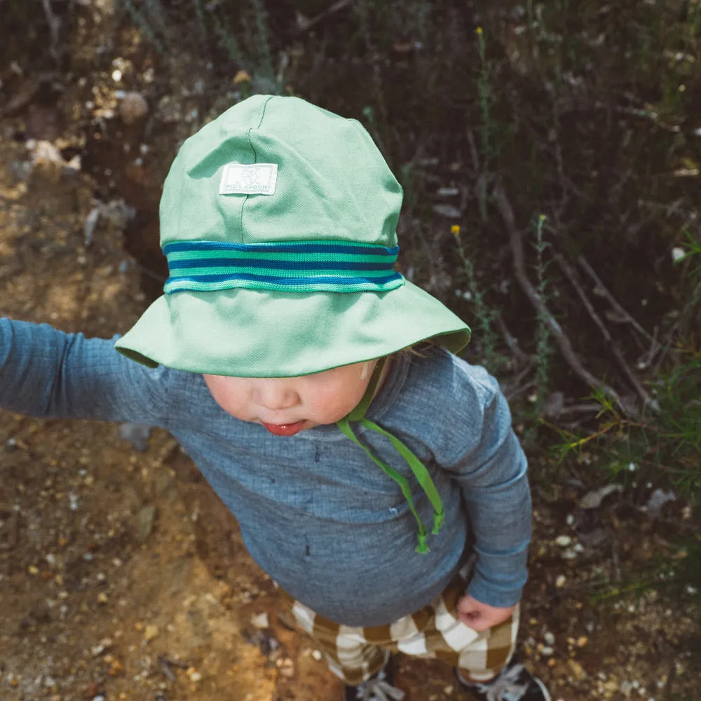 Firefighter Sun Hat 100% Organic Cotton UV60  (6m-8y )