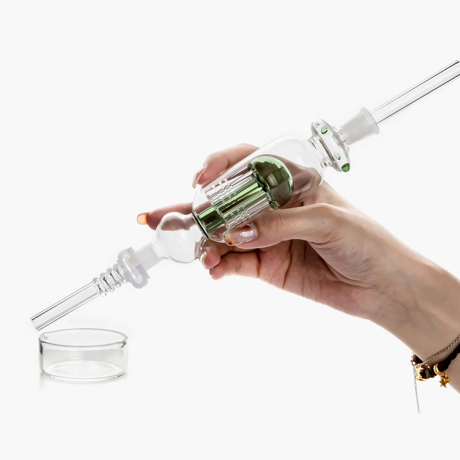 Glass Tree Perc Nectar Straw