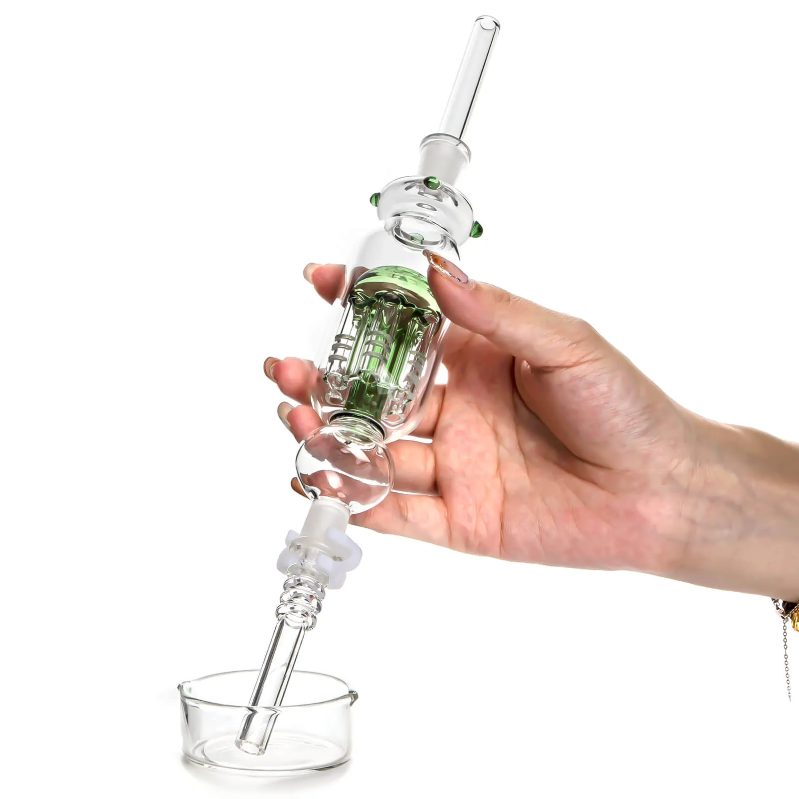 Glass Tree Perc Nectar Straw