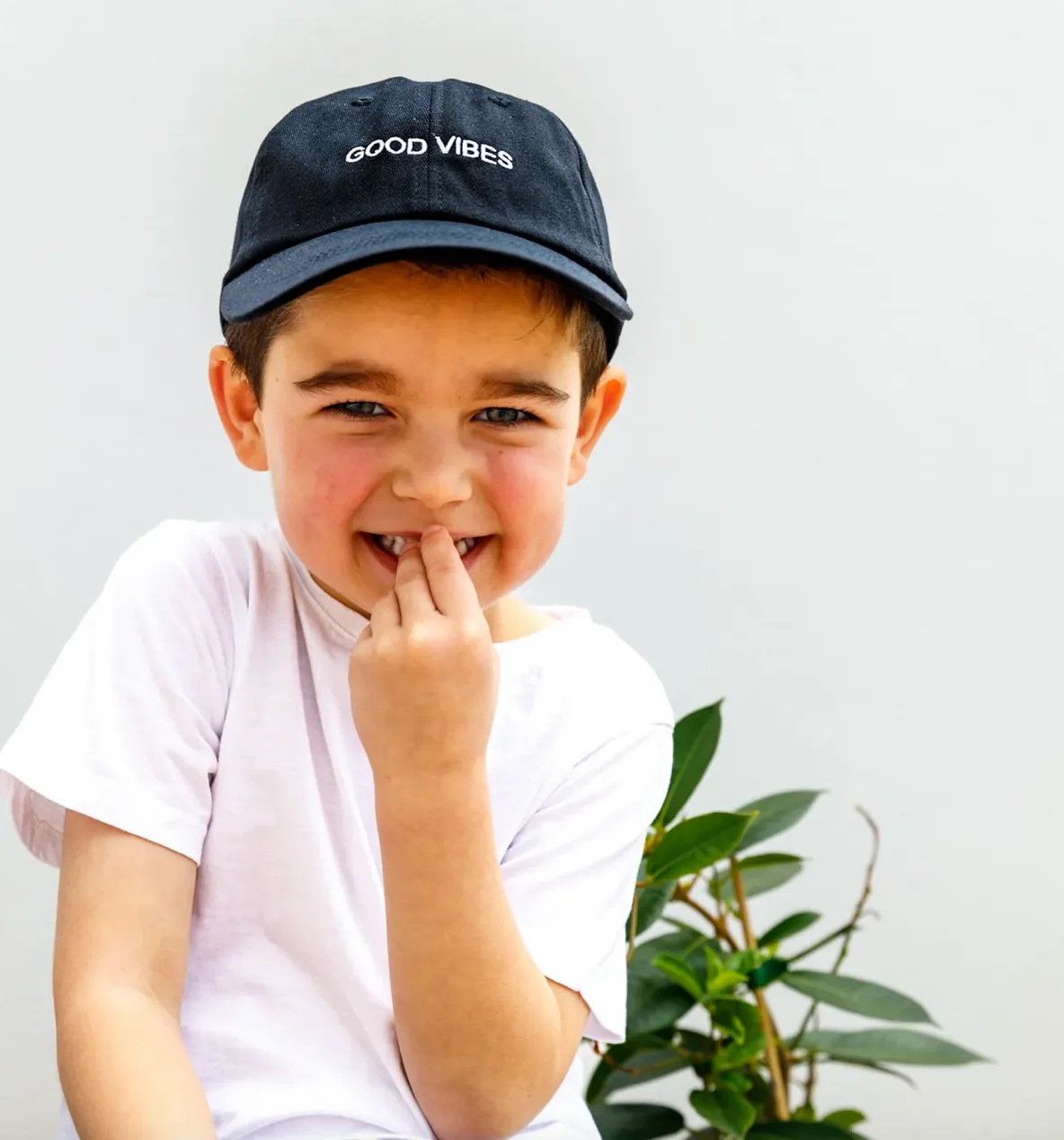 Good Vibes Cap - Black (Baby-Adults)