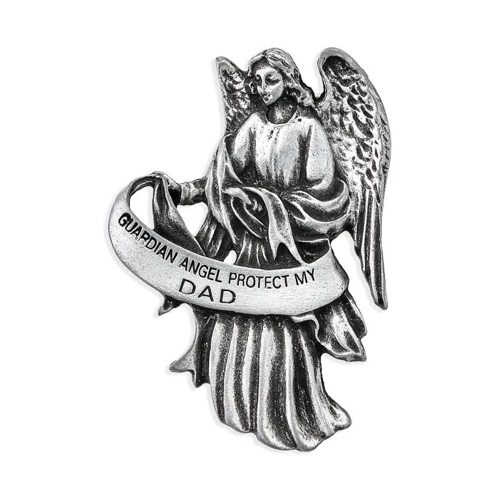 Guardian Angel Protect Dad Auto Visor Clip