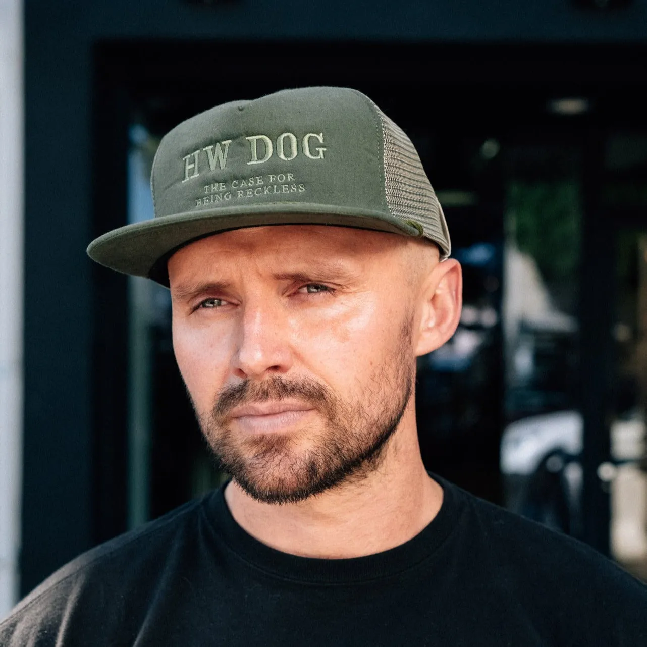 H.W. Dog & Co. Mesh Trucker Cap Olive