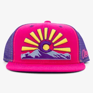 Kids Colorado Sunset Flatbill Snapback Hat