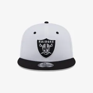 LAS VEGAS RAIDERS NFL WHITE 9FIFTY SNAPBACK CAP 'WHITE'