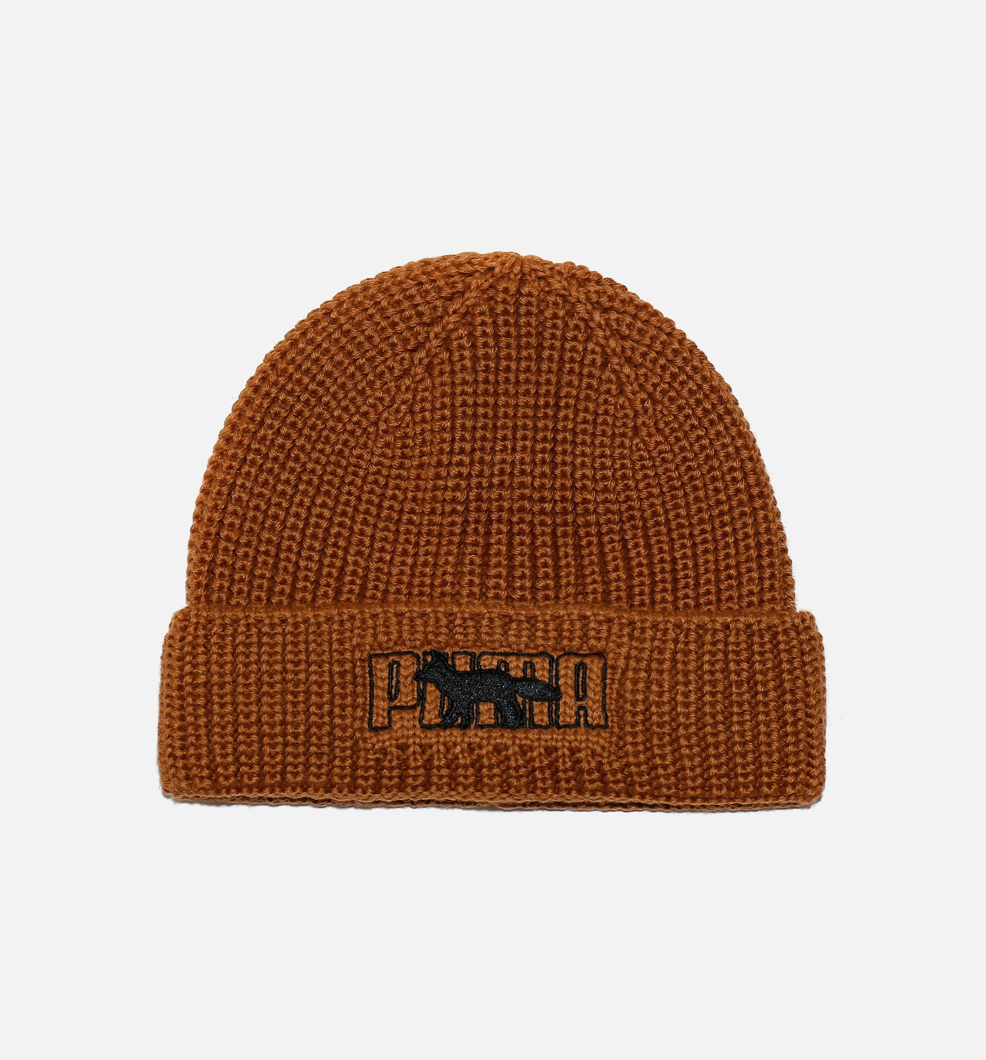 Maison Kitsune Fisherman Beanie Unisex Beanie - Orange