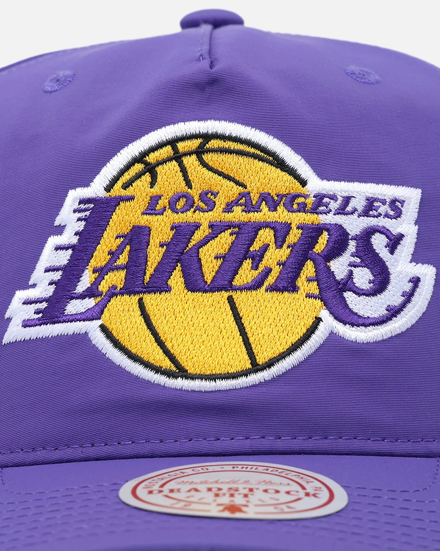 Mitchell & Ness Vintage Los Angeles Lakers Retro Matte Nylon Snapback Cap - Purple