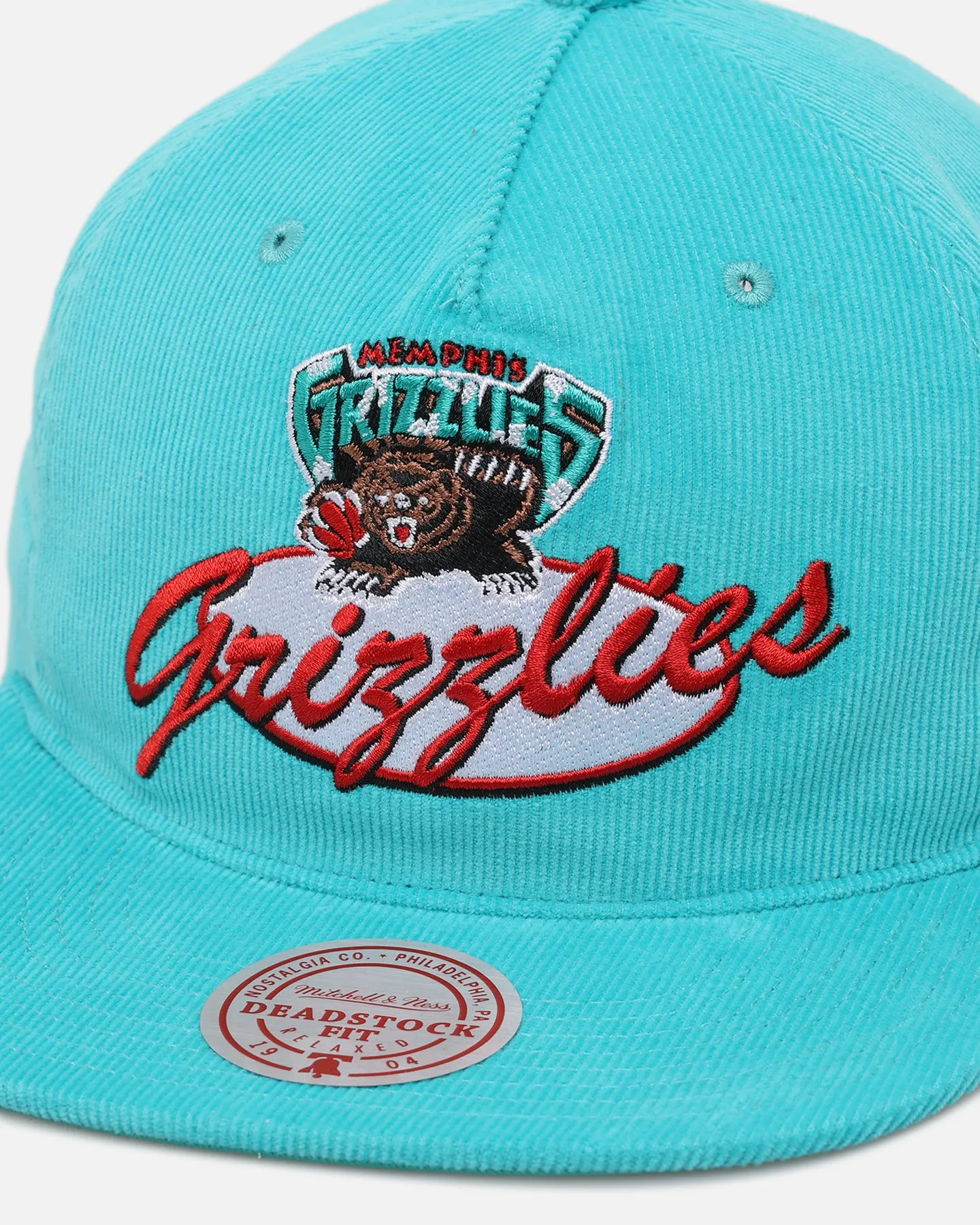 Mitchell & Ness Memphis Grizzlies Centre Circle Origin Snapback Teal