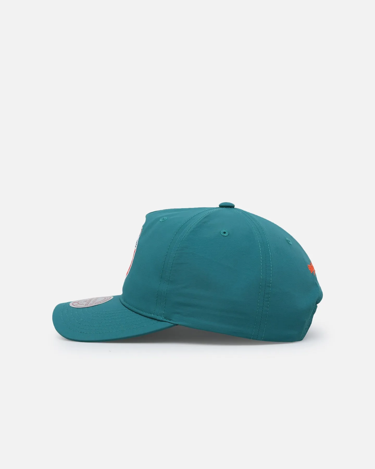 Mitchell & Ness Miami Dolphins Retro Teal Matte Nylon Origins Snapback Cap - Classic Sports Hat for Fans