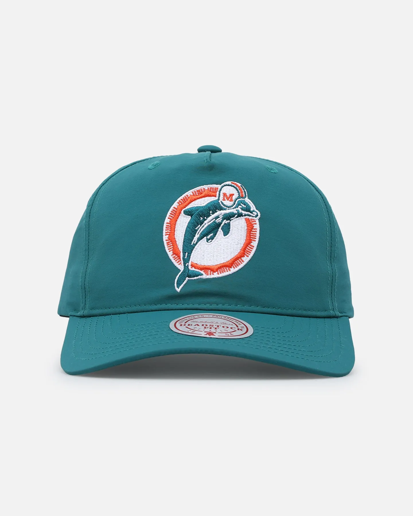 Mitchell & Ness Miami Dolphins Retro Teal Matte Nylon Origins Snapback Cap - Classic Sports Hat for Fans