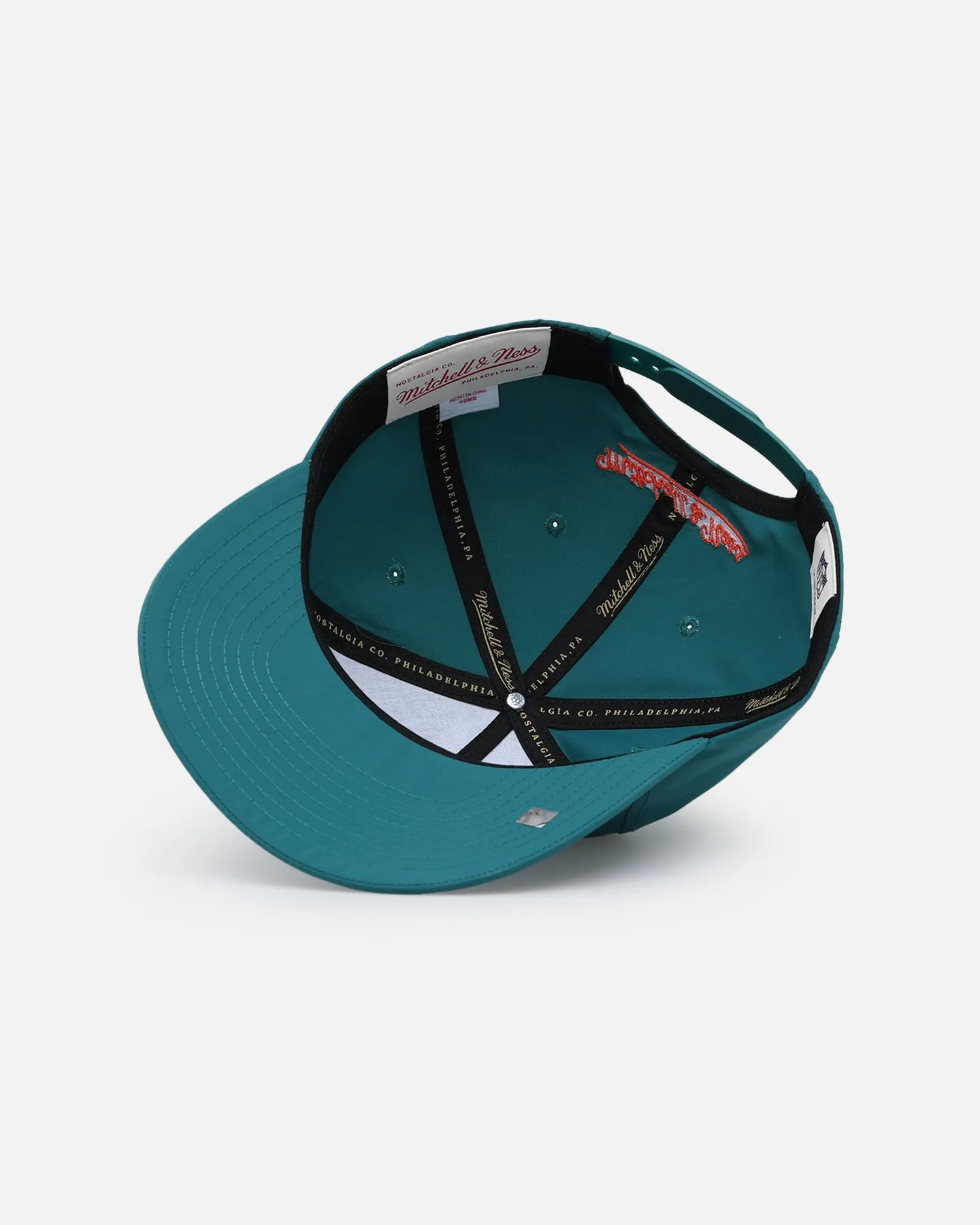 Mitchell & Ness Miami Dolphins Retro Teal Matte Nylon Origins Snapback Cap - Classic Sports Hat for Fans