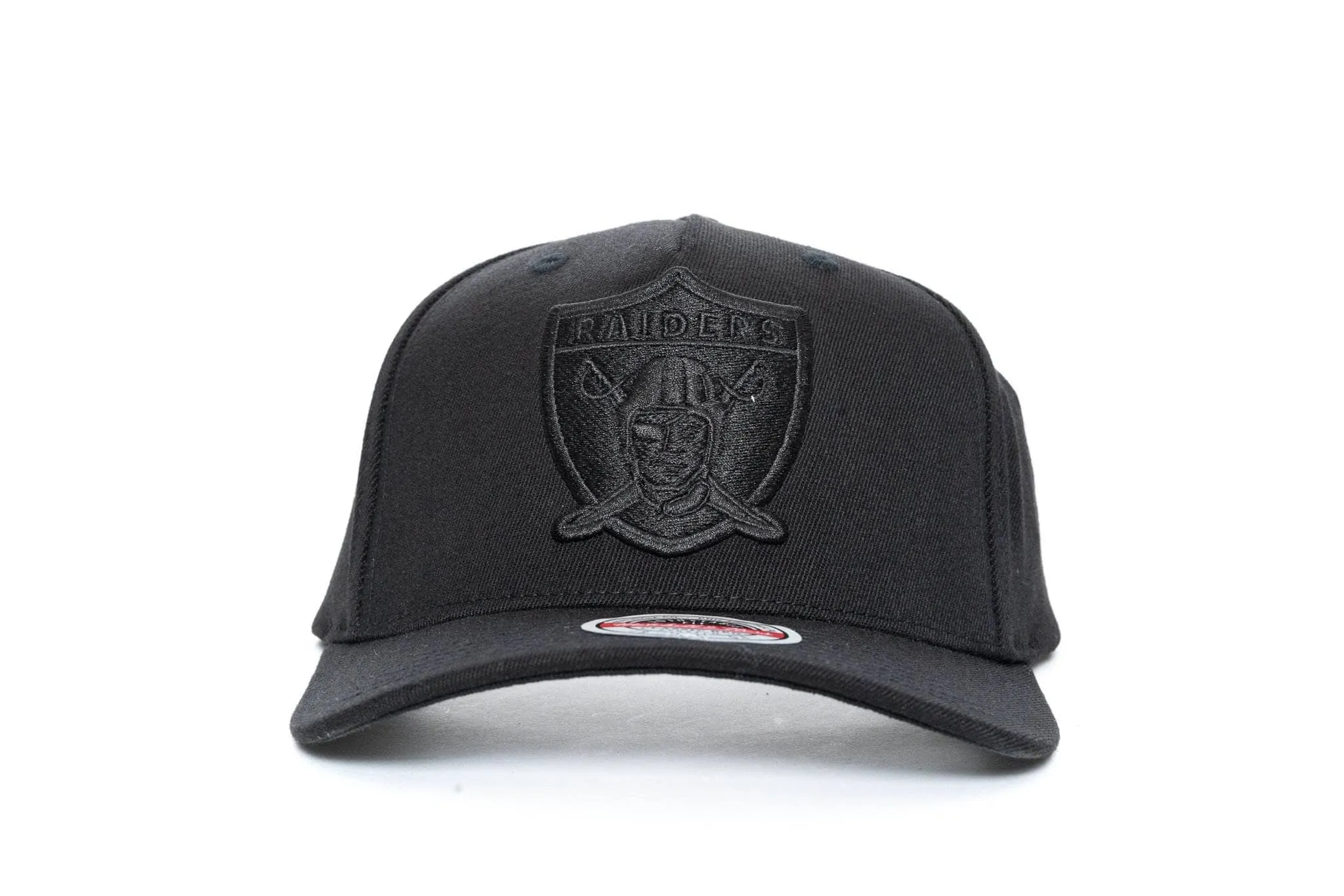 mitchell and ness classic red stretch las vegas raiders interception snapback