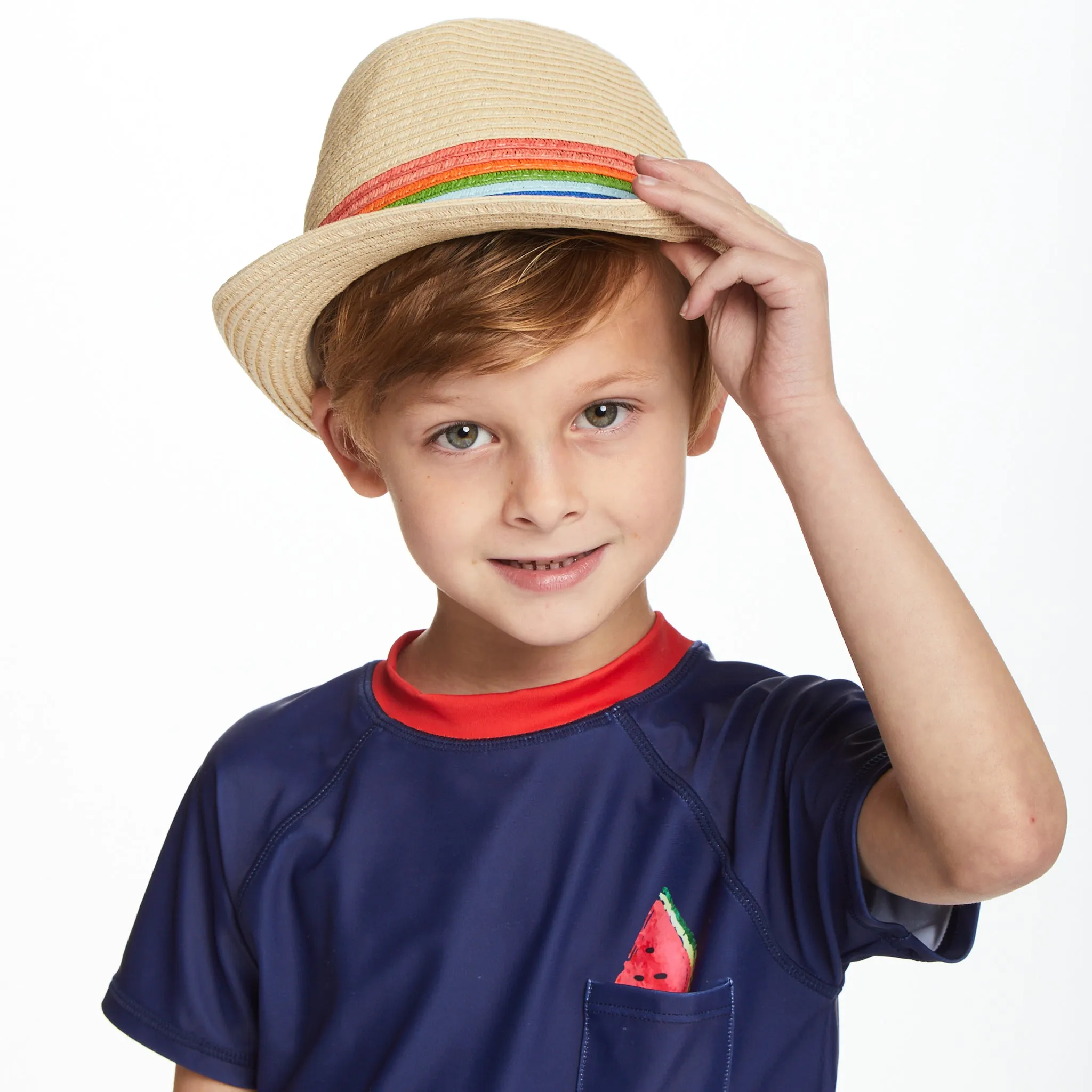 Multicolor Band Fedora Hat (2-4 Years)