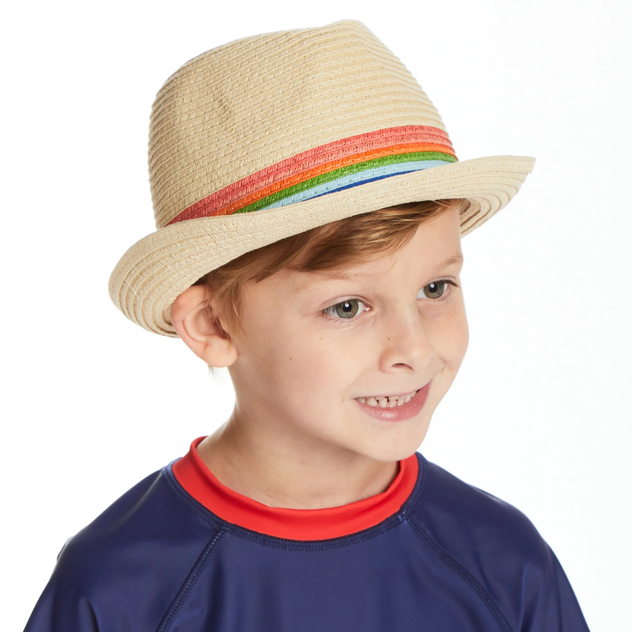 Multicolor Band Fedora Hat (2-4 Years)