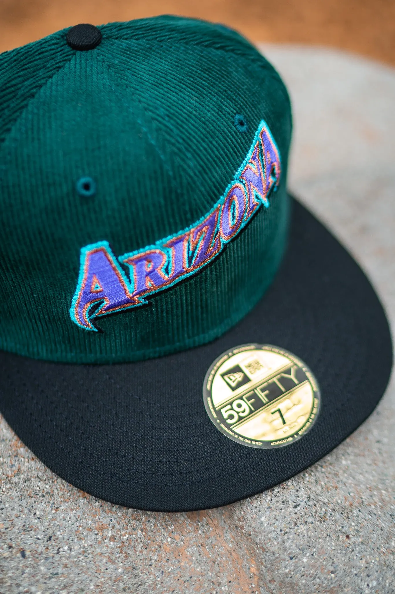 New Era Arizona Diamondbacks 1998 Inaugural Season Good Grey UV (Forest Corduroy/Black)