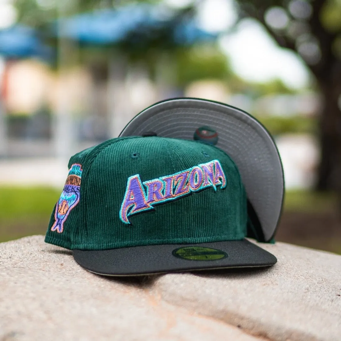 New Era Arizona Diamondbacks 1998 Inaugural Season Good Grey UV (Forest Corduroy/Black)