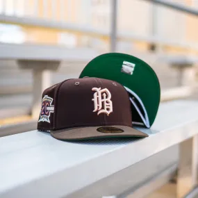 New Era Birmingham Barons 20th Anniversary Good Green UV Cap - Dark Walnut/Mocha