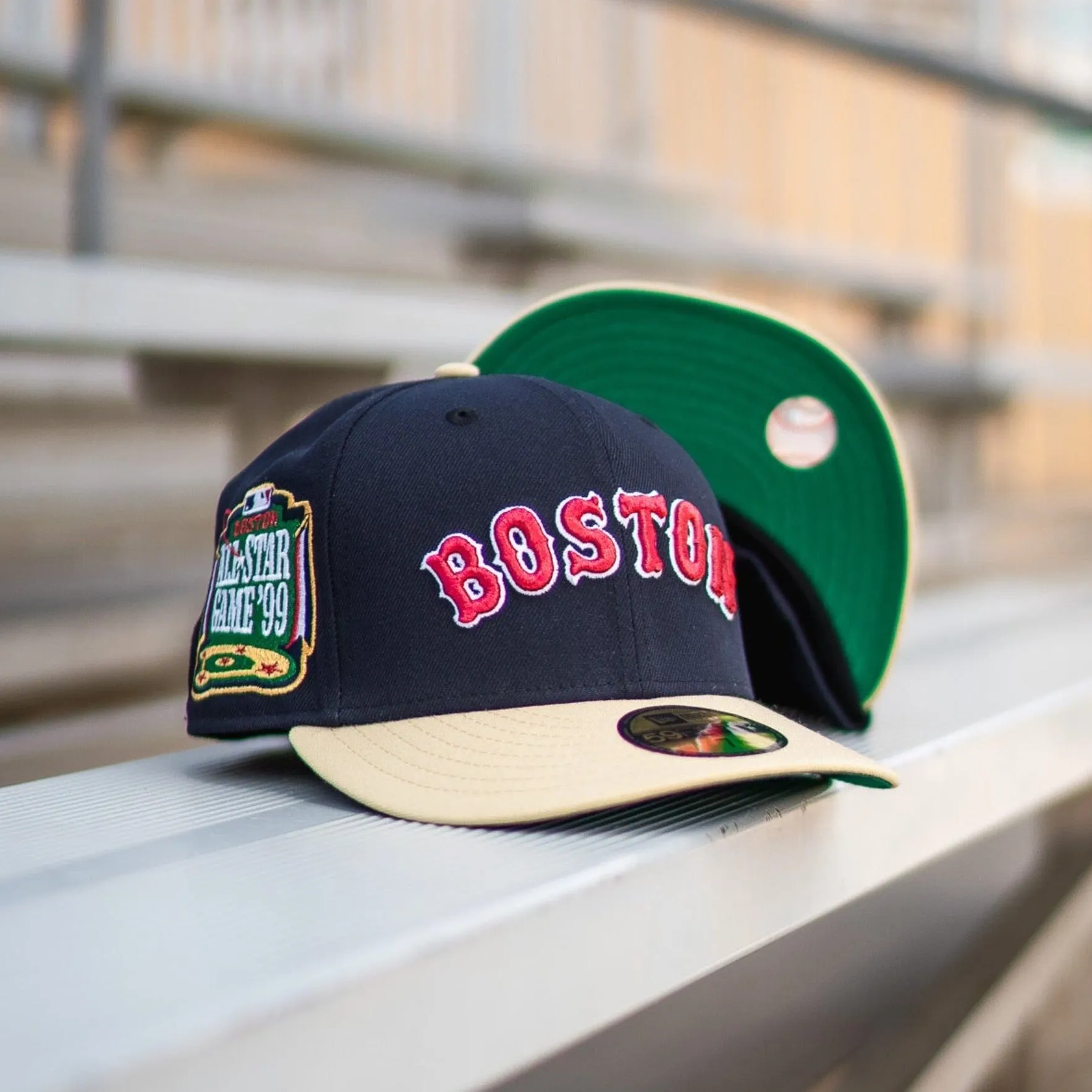 New Era Boston Red Sox 1999 ASG Good Green UV (Navy/Vegas Gold)