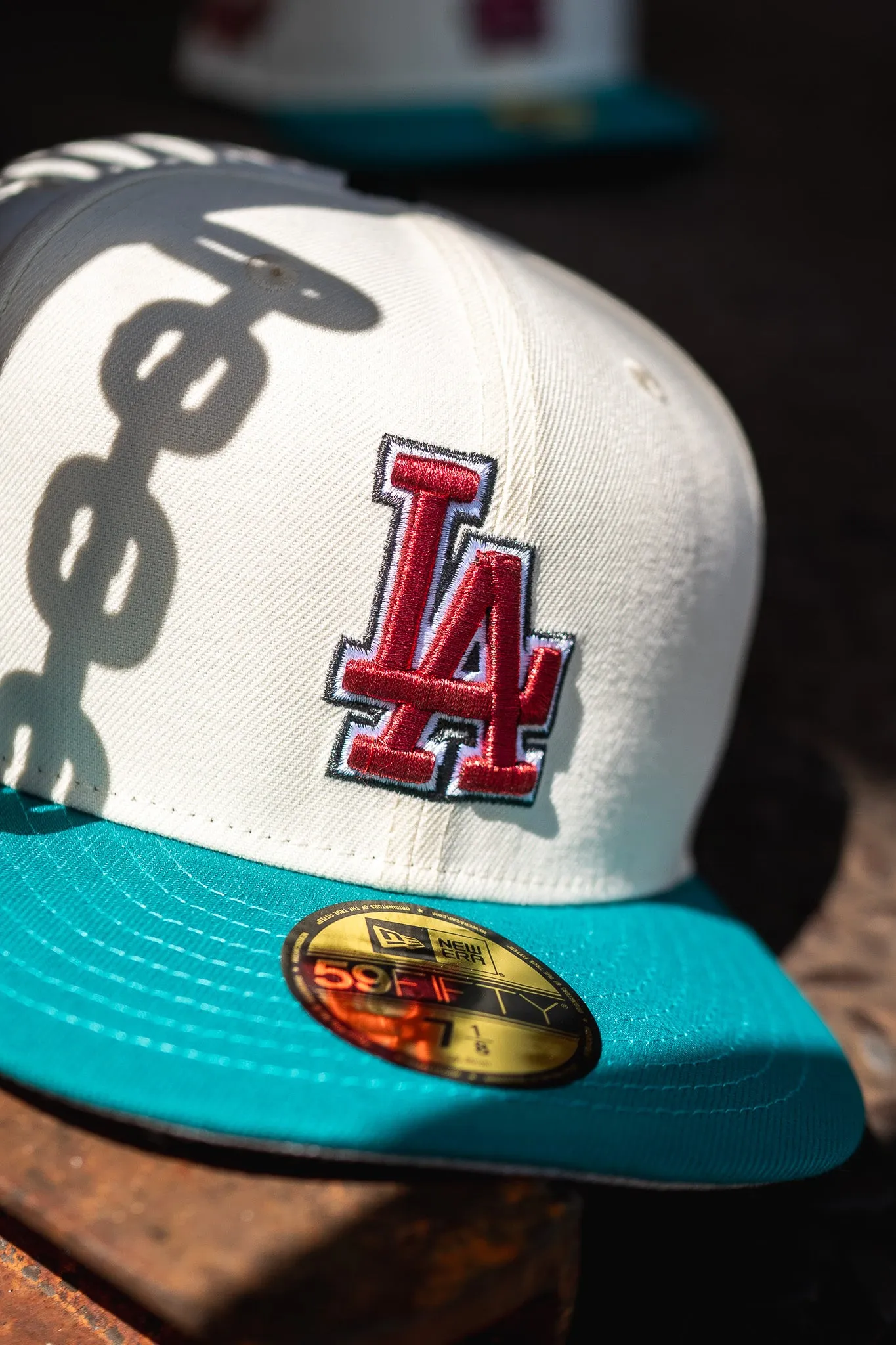 New Era Los Angeles Dodgers 40th Anniversary Grey Wool UV (Off White/Teal)