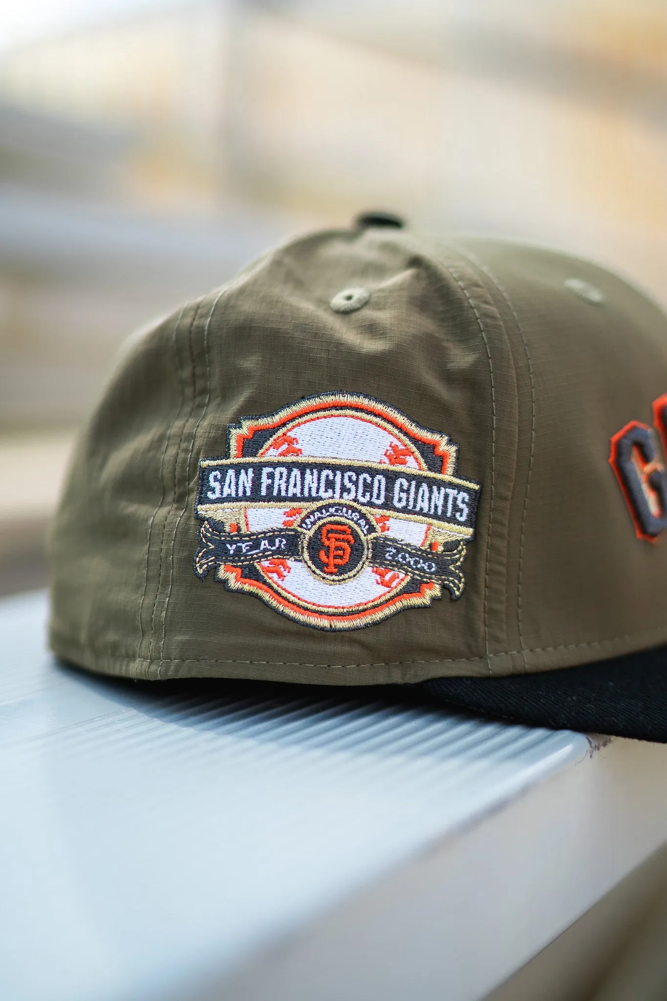 New Era San Francisco Giants 2000 Inaugural Good Grey UV (Ripstop Olive/Black)