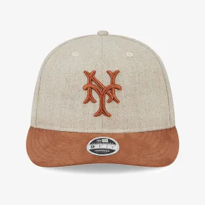 NEW YORK METS MLB TWO TONE BROWN RETRO CROWN 9FIFTY STRAPBACK CAP 'BROWN'