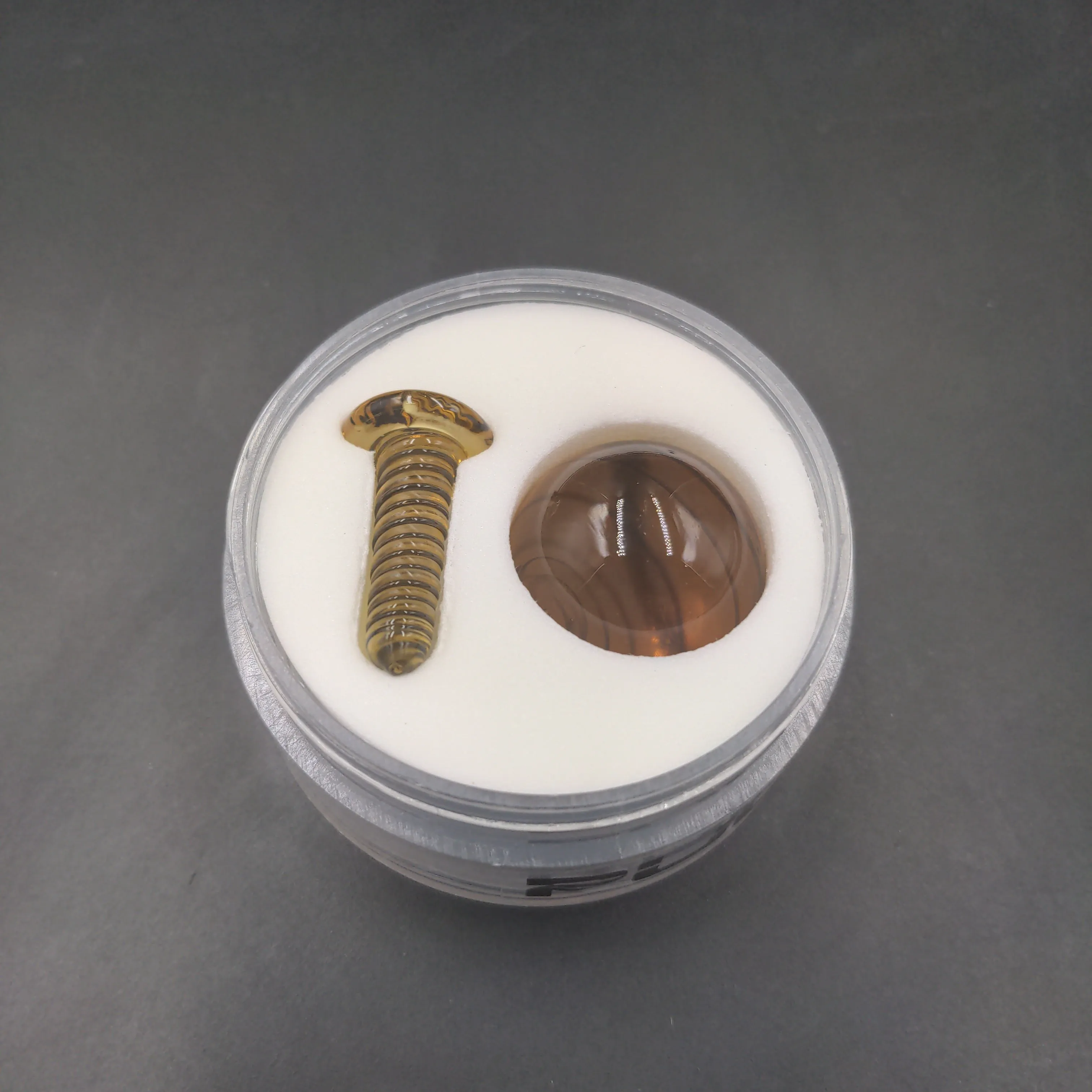 Pulsar Terp Slurper Screw & Marble Set | 2pc